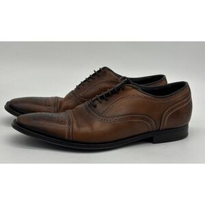 Classic Brown Leather Men's Dress Shoes